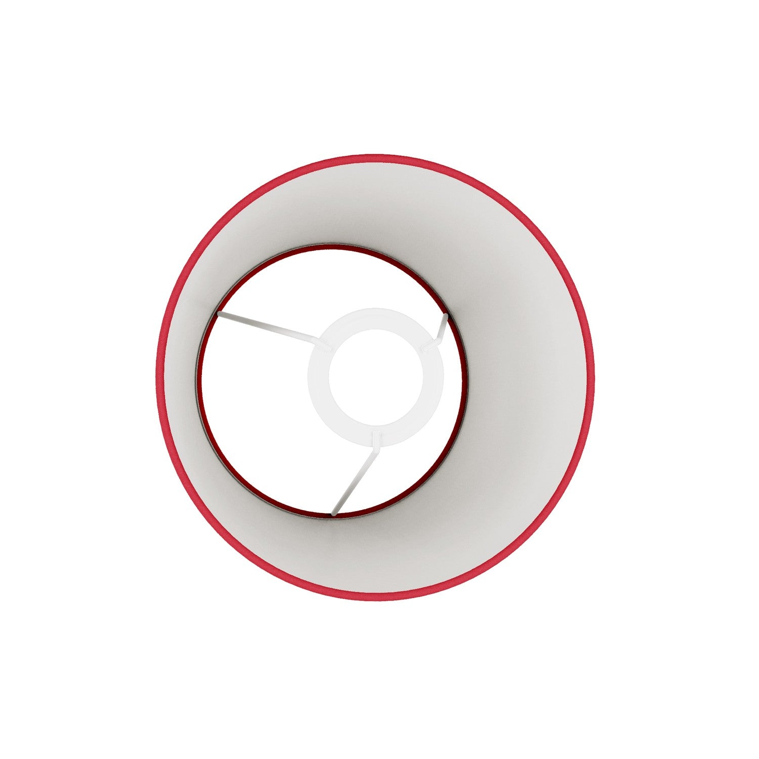 Paralume Impero S con attacco E27 per lampada da tavolo o applique - Made in Italy - Teletta Rosso