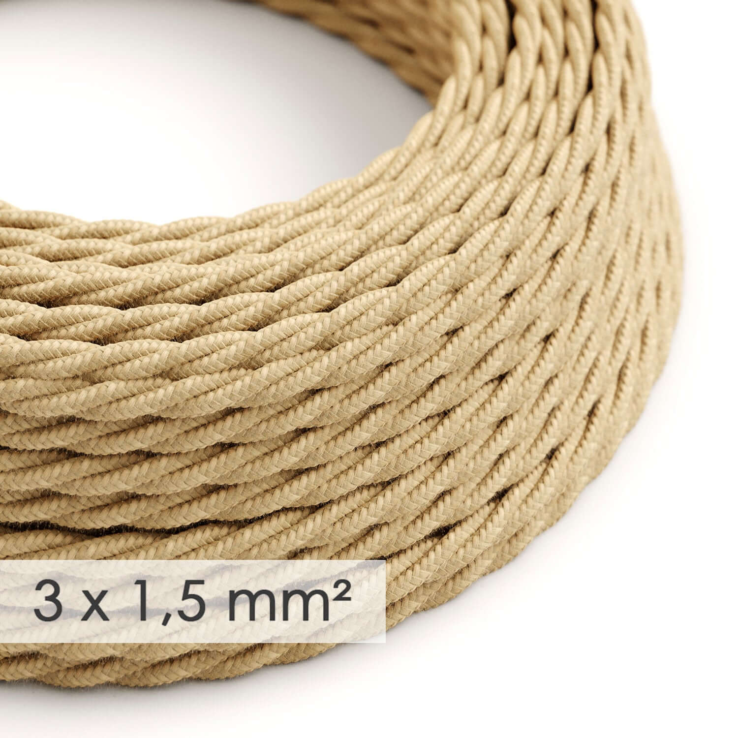 Câble électrique à large section 3x1,50 torsadé Jute TN06 Creative — free download