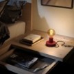 Posaluce - Lampe de table en cuir