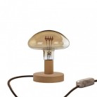 Lampe de table Posaluce Mushroom en bois