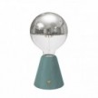 Draagbare en oplaadbare Cabless01 LED-lamp met zilveren Half Sphere lichtbron