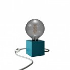 Lampe de table bleue - Cubetto