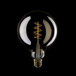 Ampoule dorée LED C07 Carbon Line avec filament en spirale Globe G125 4W E27 Dimmable 1800K