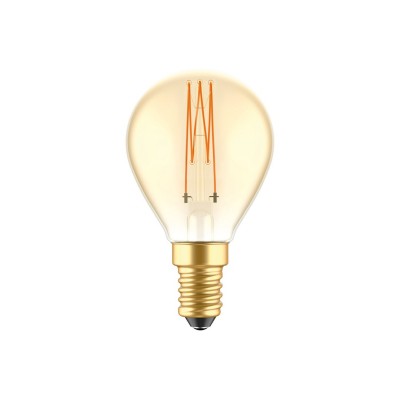 Ampoule dorée LED C52 Carbon Vintage Filament Cage Mini globe G45 3,5W E14 Dimmable 2700K