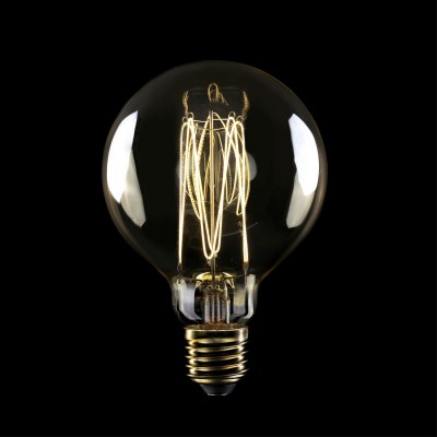 LED Gouden LED Carbon filament lamp C55 Globe G95 7W E27 Dimbaar 2700K