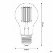 Ampoule LED transparente B02 Ligne 5V Filament vertical Goutte d'eau A60 1,3W E27 Dimmable 2500K