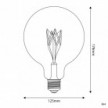 LED Lamp helder B04 5V Collectie Kort filament G125 1,3W E27 Dimbaar 2500K