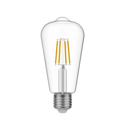 Ampoule LED Transparente Edison ST64 4W 470Lm E27 2700K - E03