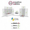Fermaluce voor EIVA ELEGANT lampenkap met regelbare scharnier, aansluitkap en IP65 waterdichte fitting