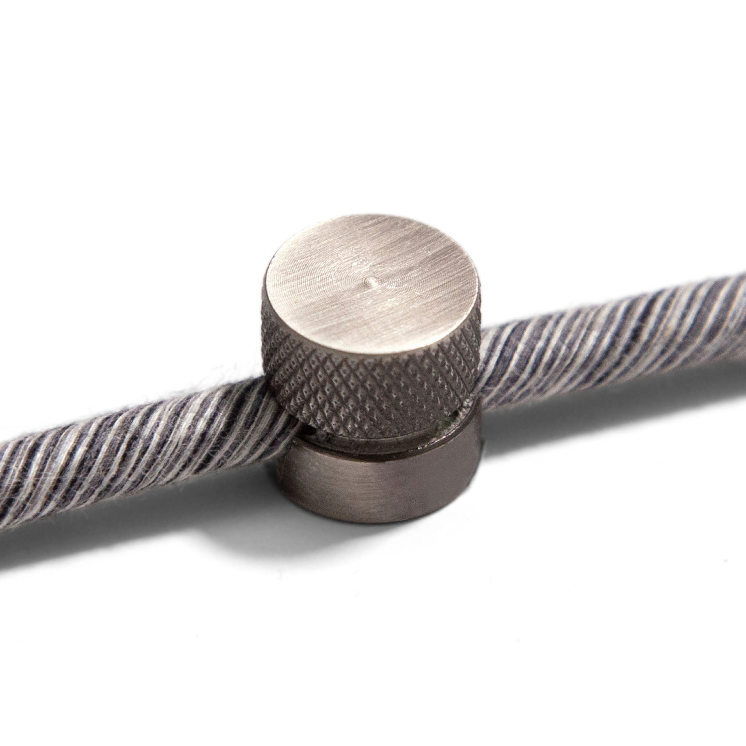 Sarè - Muurbevestiging, metalen kabelklem voor textielkabel - 2 stuks