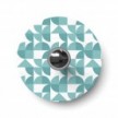Ellepì mini platte lampenkap met geometrische ontwerpen 'Kaleidoscope', 24 cm diameter - Made in Italy