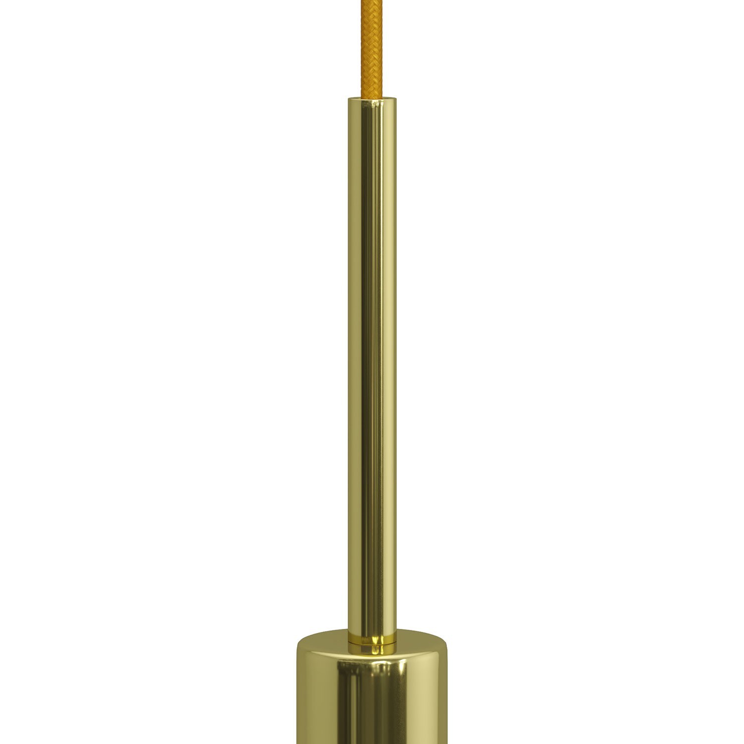 Serre-câble cylindrique en métal long 15 cm avec tige, écrou et rondelle