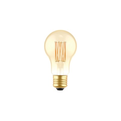 Ampoule dorée LED C53 Carbon Line Filament Cage Goutte A60 7W E27 Dimmable 2700K
