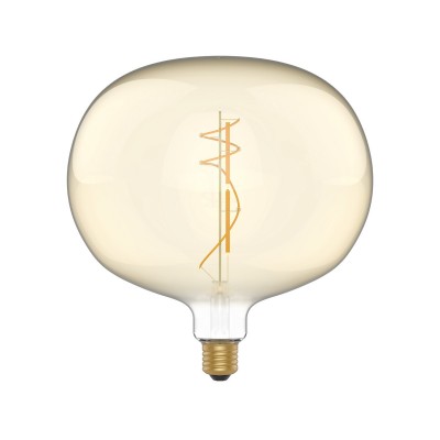Ampoule dorée LED H05 Ellipse 220 8,5W E27 Dimmable 2200K
