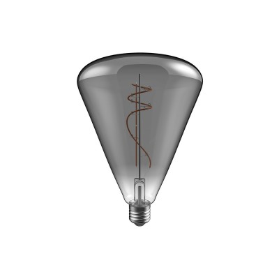 Ampoule smoky LED H09 Cone 140 10W E27 Dimmable 1800K