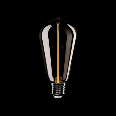 Ampoule LED Smoky Magnétique Deco Line Edison ST64 2,2W 60Lm E27 1800K - F03