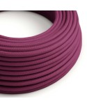 Rond flexibel strijkijzersnoer van katoen. RC32 - burgundy