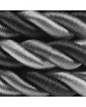 Corde 2XL, câble électrique 3x0,75. Revêtement en tissu lucide Orleans. Diamètre 24mm.