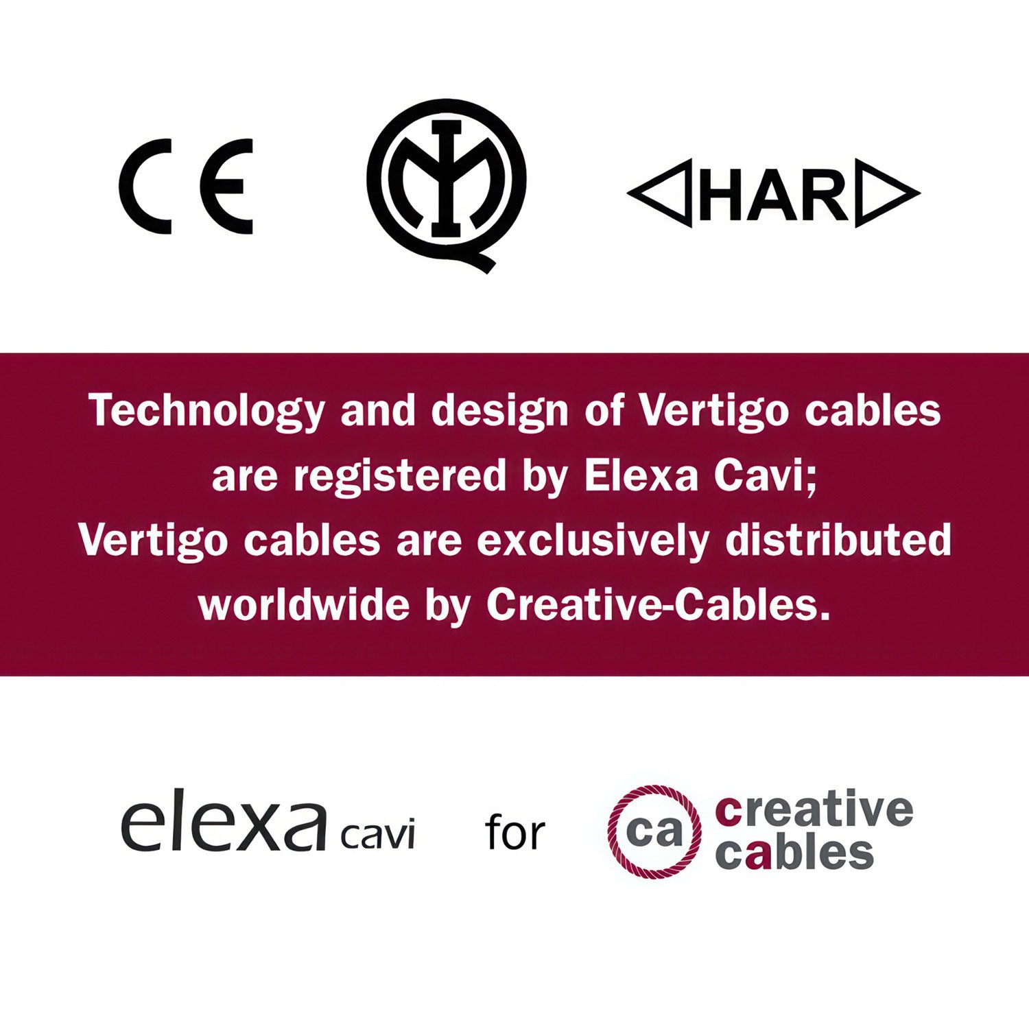 Câble textile Graphite et Noir Charbon Vertigo brillant - L'Original Creative-Cables - ERM38 rond 2x0,75mm / 3x0,75mm