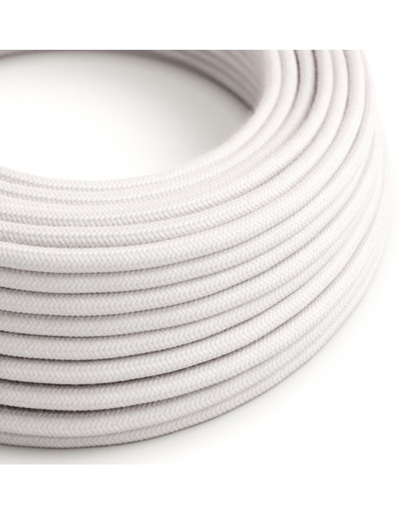 Câble textile Rose pâle coton - L'Original Creative-Cables - RC16 rond 2x0,75mm / 3x0,75mm