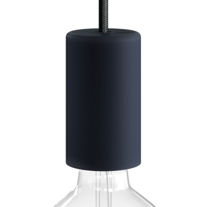 EIVA ELEGANT, E27 outdoor siliconen fittingset - de eerste IP65 her aansluitbare fittingset wereldwijd. - carbon zwart