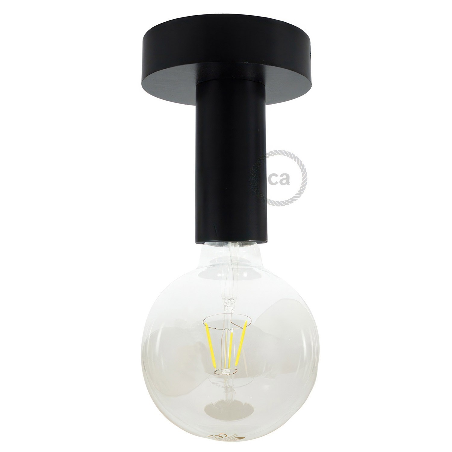 Fermaluce Wood M, houten wand- of plafondlamp
