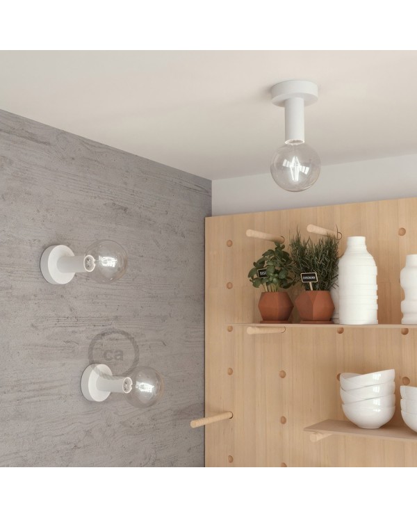 Fermaluce Wood M, houten wand- of plafondlamp