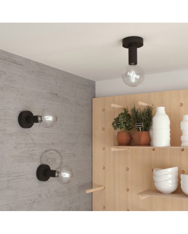 Fermaluce Wood M, houten wand- of plafondlamp