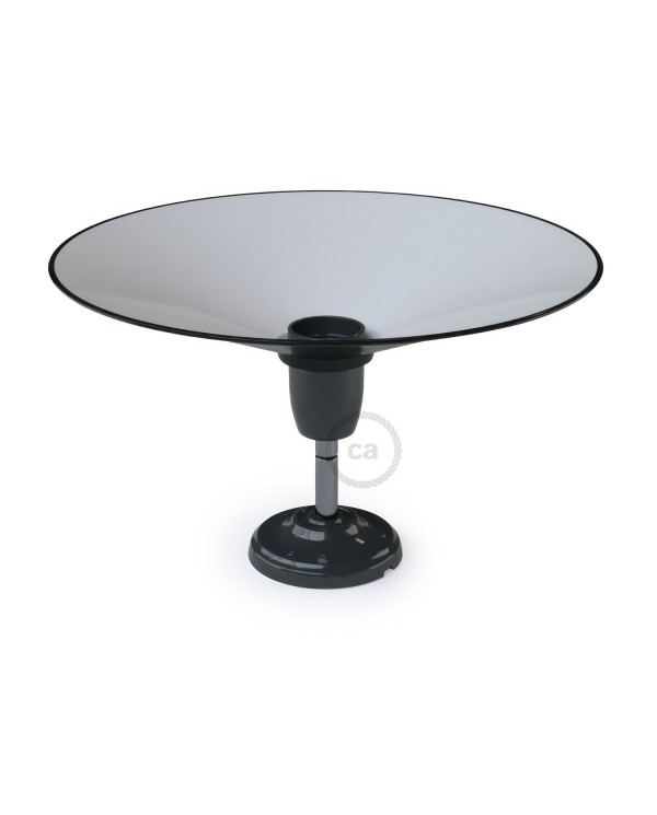 Fermaluce 90° met Swing-lampenkap, verstelbare porseleinen wand- of plafondlamp