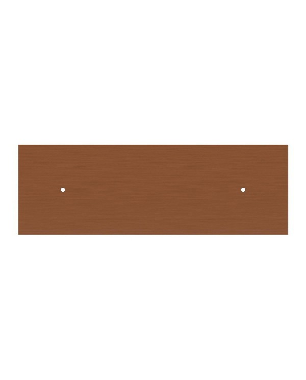Suspension à 2 bras avec XXL Rose-One rectangulaire 675 mm complète avec câble textile et abat-jour Coppa