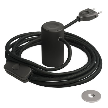 Magnetico®-Plug Elégant, porte-lampe magnétique prêt à l'emploi - Noir