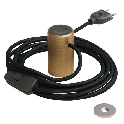 Magnetico®-Plug Elégant, porte-lampe magnétique prêt à l'emploi - Bronze satiné