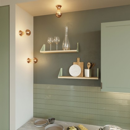 Fermaluce Vintage, metalen wand- of plafondlamp