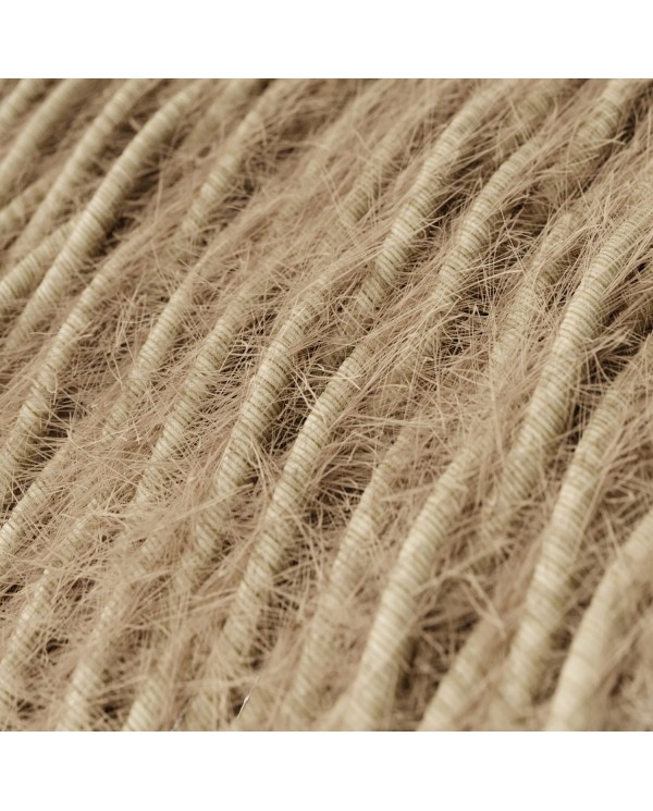 Câble textile Kaki Marlene - L'Original Creative-Cables - TP13 tressé 2x0.75mm / 3x0.75mm