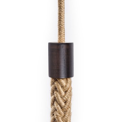 Houten aansluiting voor touw 2XL - effect Wenge