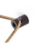 Kit de décentralisation, crochet en bois en “V” au mur ou au plafond pour câble électrique textile