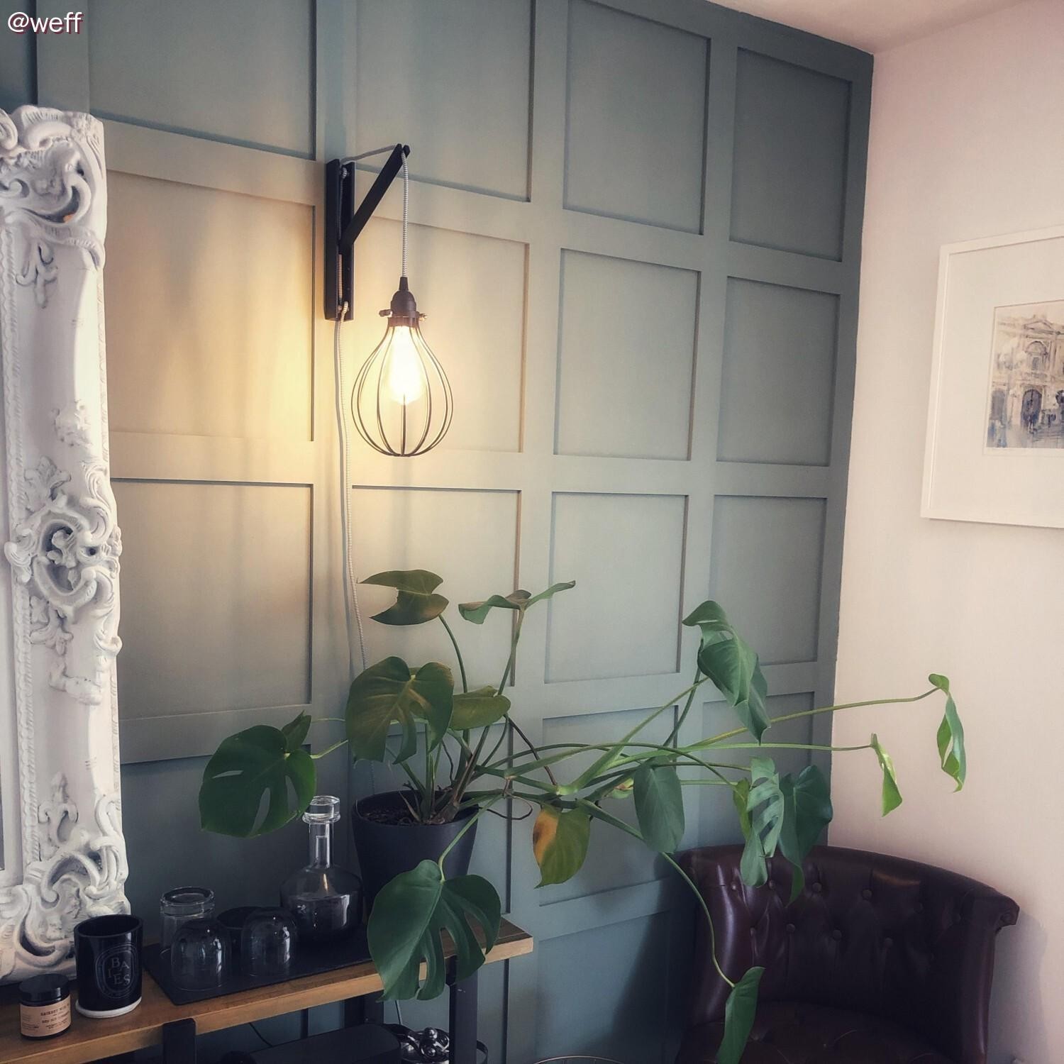 Pinocchio, verstelbare houten muurbeugel voor hanglampen