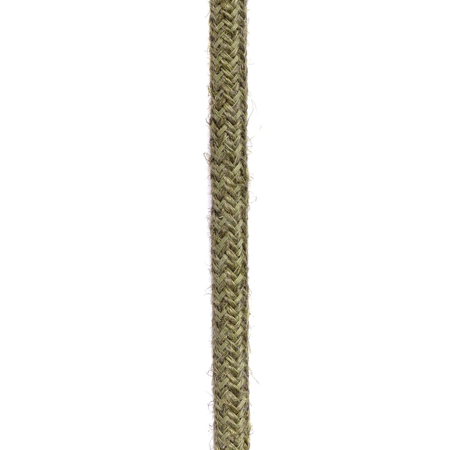 Ronde Elektriciteitskabel bekleed met Jute, Effen Stof - Schorsbruin RN26