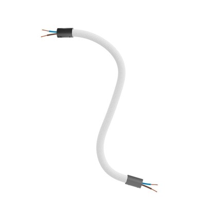 Kit Creative Flex tube flexible recouvert de tissu RM01 Blanc - Noir