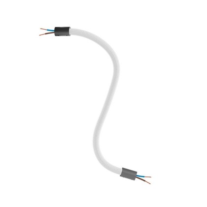 Kit Creative Flex tube flexible recouvert de tissu RM02 Argent - Noir