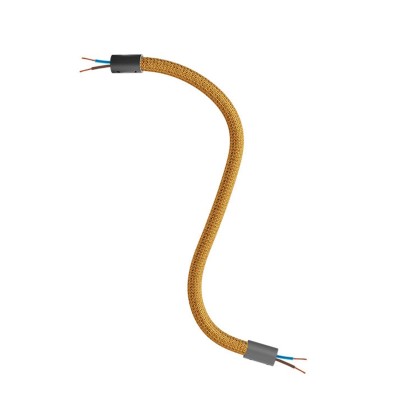 Kit Creative Flex tube flexible recouvert de tissu RM73 Bronze - Noir