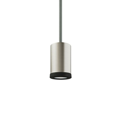 Mini lamp LED GU1d0 - geborsteld titanium