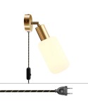 Spostaluce lamp en verstelbaar metalen scharnier