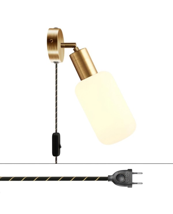 Spostaluce lamp en verstelbaar metalen scharnier