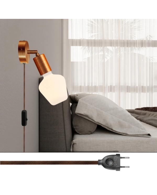 Spostaluce lamp en verstelbaar metalen scharnier