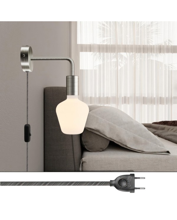 Spostaluce metalen lamp met gebogen arm