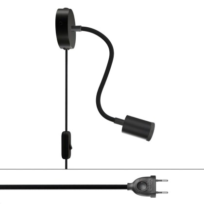 Spostaluce lamp verstelbaar Flex 30 met GU1d0 spotlamp - zwart