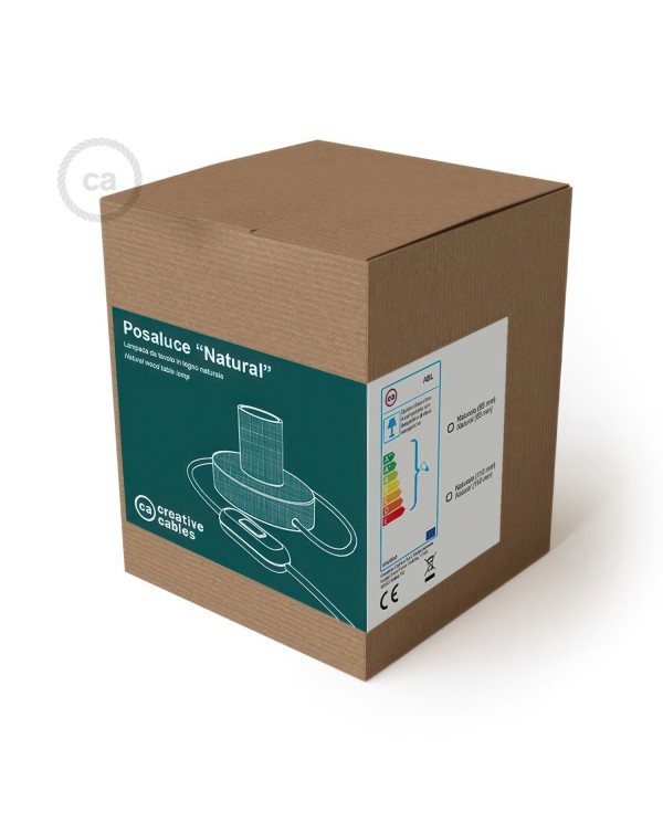 Posaluce - grote houten tafellamp