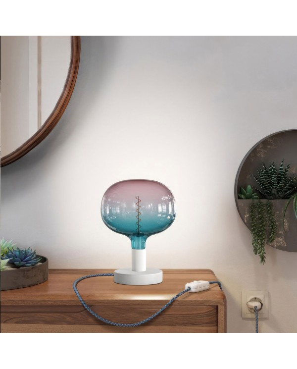 Lampe de table Posaluce Cobble en métal