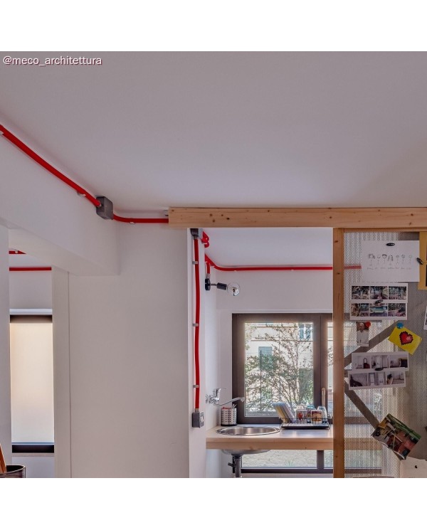 Verzinkte metalen aansluitdop met schroefdraad voor 20 mm. Creative-Tube, schroefklemmen meegeleverd